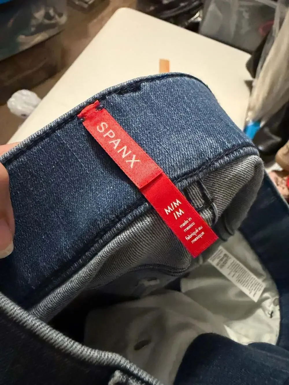Spanx Women's Kick Flare Denim Jeans in Vintage Indigo Medium